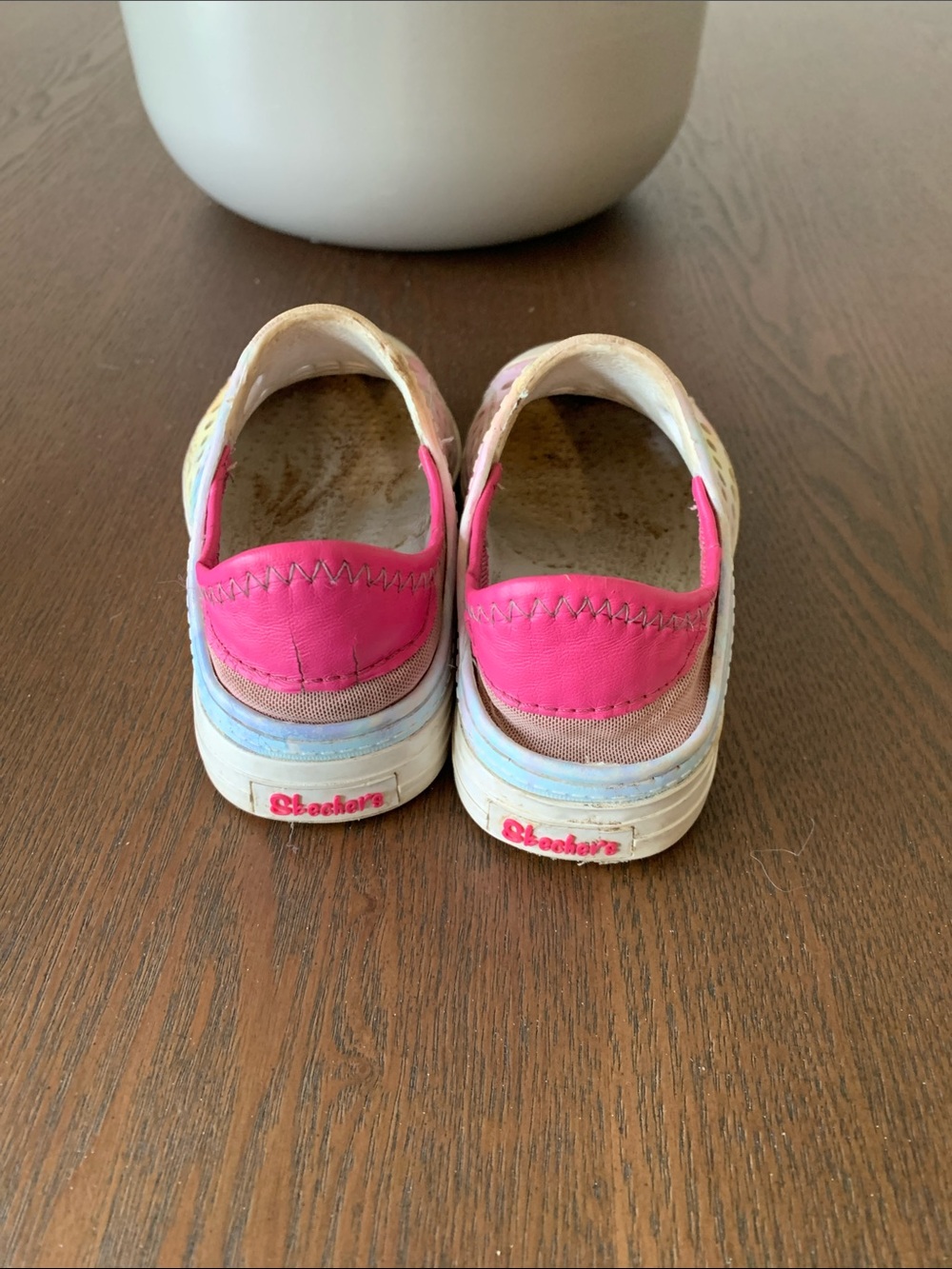 Skechers Kids Hot Pink Slip-On Sneakers